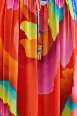 Farm Rio Red Ombre Chita Maxi Dress -Modern Dress World 309149 04