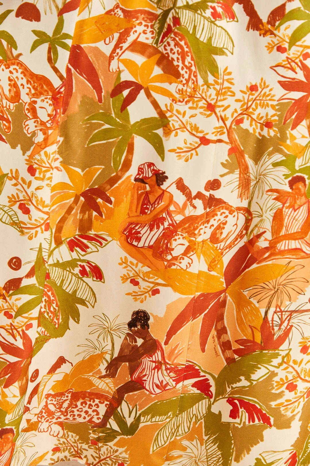 Farm Rio Sand Leopard Forest Maxi Dress 5 Farm Rio Sand Leopard Forest Maxi Dress - Image 5