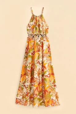 Farm Rio Sand Leopard Forest Maxi Dress 11 Farm Rio Sand Leopard Forest Maxi Dress -Modern Dress World 309151 06