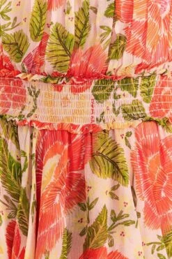 Farm Rio Pink Blooming Floral Maxi Dress -Modern Dress World 309161 05