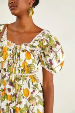 Farm Rio Off-white Fruit Orchard Mini Dress -Modern Dress World 309184 04