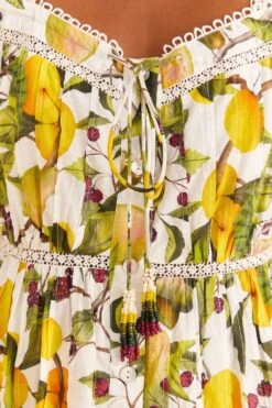 Farm Rio Off-white Fruit Orchard Mini Dress -Modern Dress World 309184 05