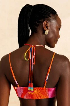 Farm Rio Red Ombre Chita Top -Modern Dress World 309186 03