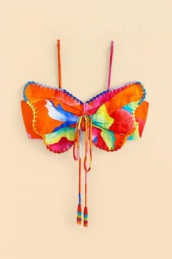 Farm Rio Red Ombre Chita Top -Modern Dress World 309186 06