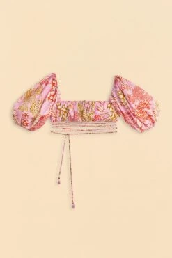 Farm Rio Pink Mixed Lobsters Top -Modern Dress World 309201 06