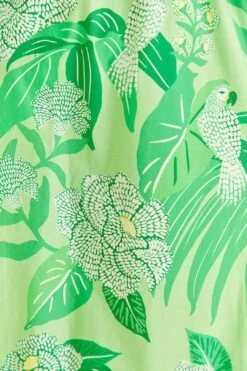 Farm Rio Green Dewdrop Floral Midi Dress 8 Farm Rio Green Dewdrop Floral Midi Dress -Modern Dress World 309210 04