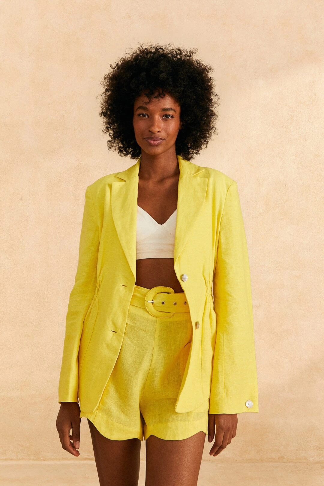 Farm Rio Bright Yellow Shorts 1 Farm Rio Bright Yellow Shorts