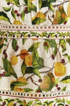 Farm Rio Off-White Fruit Orchard Blouse -Modern Dress World 309214 05