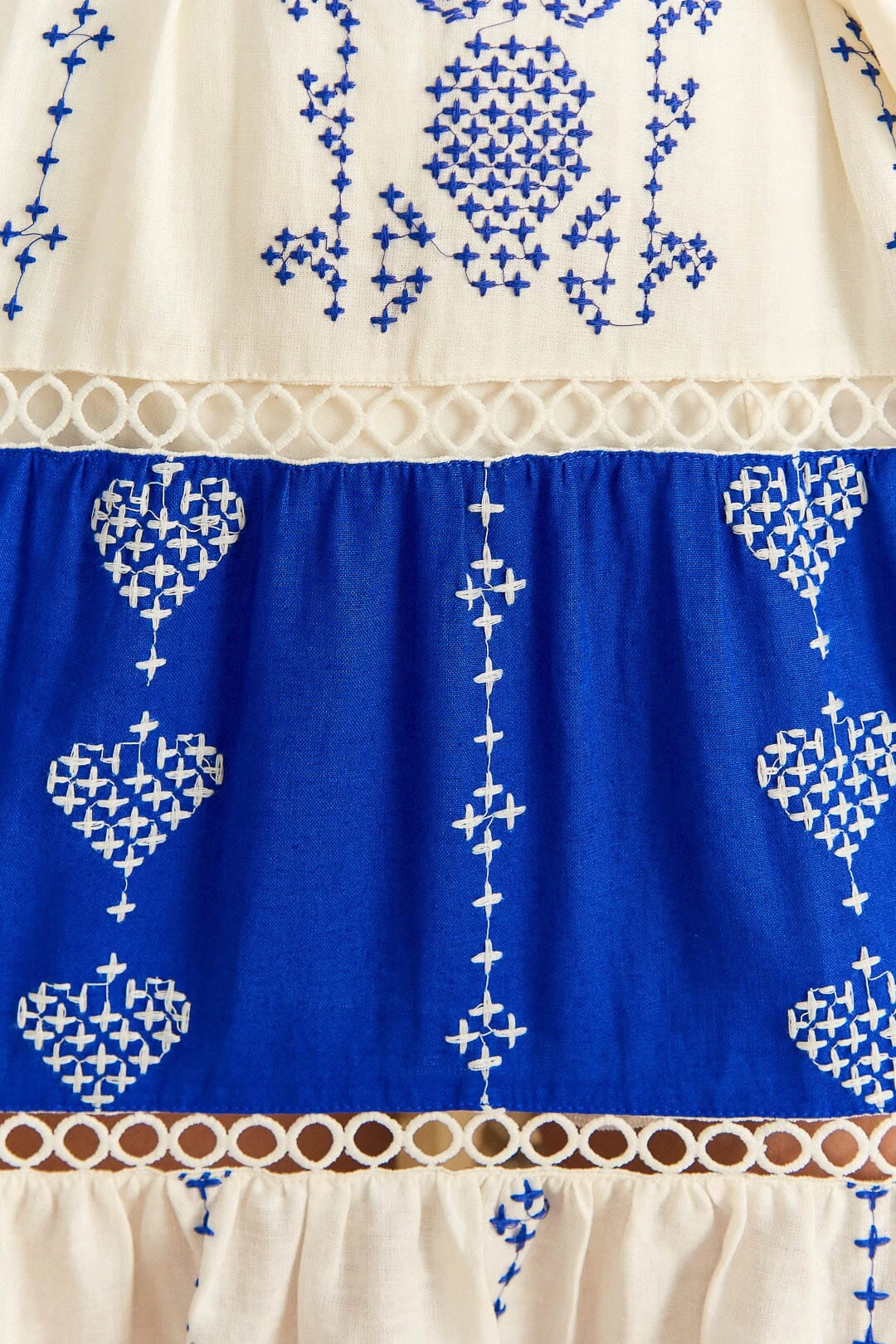 Farm Rio Navy Blue Embroidered Jungle Scarf Maxi Dress 5 Farm Rio Navy Blue Embroidered Jungle Scarf Maxi Dress - Image 5