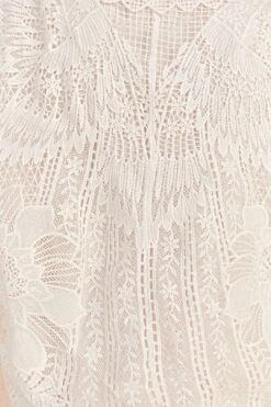 Farm Rio Off-White Guipure Collar Blouse -Modern Dress World 309240 05