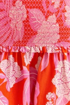 Farm Rio Red Dewdrop Floral Mini Dress 9 Farm Rio Red Dewdrop Floral Mini Dress -Modern Dress World 309259 05