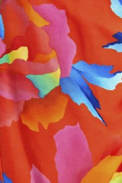 Farm Rio Mixed Ombre Chita Scarf Lenzing™ Ecovero™ Viscose Mini Dress -Modern Dress World 309265 05