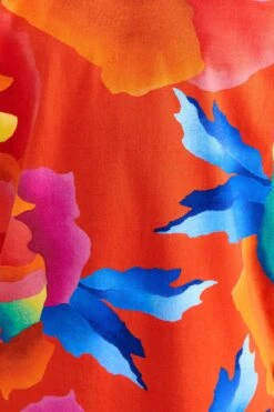 Farm Rio Red Ombre Chita T-Shirt Dress 10 Farm Rio Red Ombre Chita T-Shirt Dress -Modern Dress World 309290 05