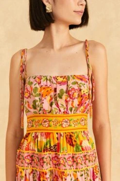 Farm Rio Mixed Fruits Paradise Midi Dress 8 Farm Rio Mixed Fruits Paradise Midi Dress -Modern Dress World 309292 03
