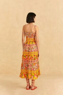 Farm Rio Mixed Fruits Paradise Midi Dress 9 Farm Rio Mixed Fruits Paradise Midi Dress -Modern Dress World 309292 04
