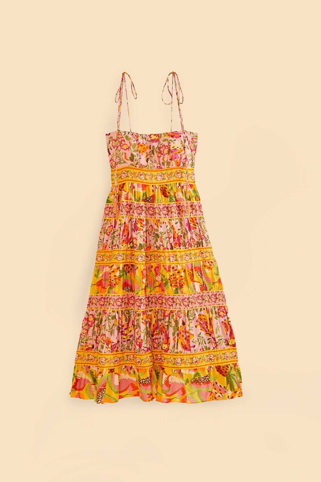 Farm Rio Mixed Fruits Paradise Midi Dress 6 Farm Rio Mixed Fruits Paradise Midi Dress - Image 6