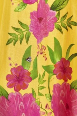 Farm Rio Yellow Romantic Garden Midi Dress -Modern Dress World 309298 05 16bd351c ac6a 403a 84bd a5d3c5d47466