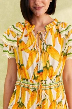 Farm Rio Off-White Peppers Maxi Dress -Modern Dress World 309305 03