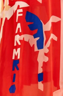 Farm Rio Brasil Bahia Scarves Midi Dress -Modern Dress World 309309 05