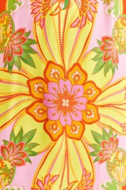 Farm Rio Beach Toucans Scarf Lenzing™ Ecovero™ Viscose Mini Dress -Modern Dress World 309339 05