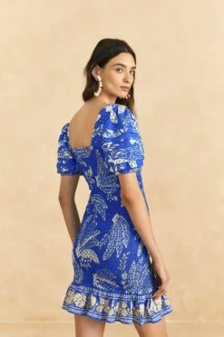 Farm Rio Blue Lace Banana Mini Dress -Modern Dress World 309344 04