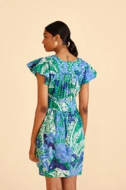 Farm Rio Green Jungle Panther Mini Dress 8 Farm Rio Green Jungle Panther Mini Dress -Modern Dress World 309352 04