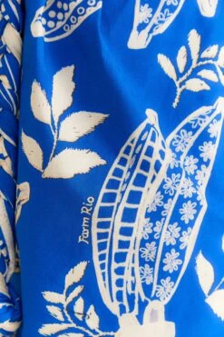 Farm Rio Blue Lace Banana Shorts -Modern Dress World 309373 05