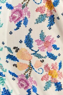 Farm Rio Off-White Romantic Bandanas Bodysuit -Modern Dress World 309428 04