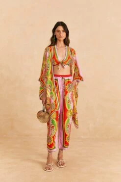 Farm Rio Beach Toucans Scarf Lenzingâ„¢ Ecoveroâ„¢ Viscose Pants