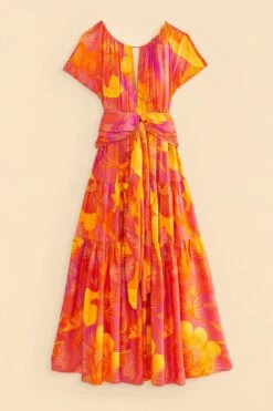 Farm Rio Summer Garden Ombre Lenzing™ Ecovero™ Viscose Maxi Dress -Modern Dress World 309451 06
