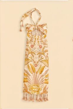 Farm Rio Sand Jungle Chic Midi Dress 9 Farm Rio Sand Jungle Chic Midi Dress -Modern Dress World 309501 05