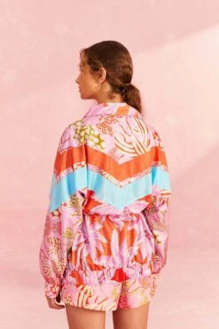 Farm Rio Coconut Tree Windbreaker 8 Farm Rio Coconut Tree Windbreaker -Modern Dress World 309514 04