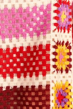 Farm Rio Mixed Crochet Stripes Shorts -Modern Dress World 309542 05