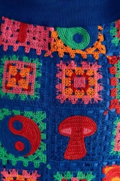 Farm Rio Crochet Icons Sweater Skirt 10 Farm Rio Crochet Icons Sweater Skirt -Modern Dress World 309564 05