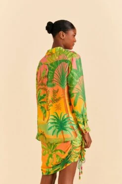 Farm Rio Sunrise Scenario Lenzing™ Ecovero™ Viscose Shirt 9 Farm Rio Sunrise Scenario Lenzing™ Ecovero™ Viscose Shirt -Modern Dress World 309571 04