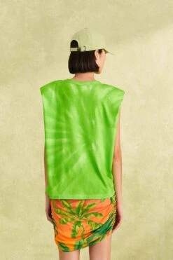 Farm Rio Green Lime Bananas Organic Cotton T-Shirt -Modern Dress World 309576 02