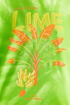 Farm Rio Green Lime Bananas Organic Cotton T-Shirt -Modern Dress World 309576 04