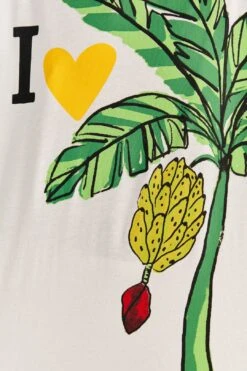 Farm Rio I Heart Bananas Organic Cotton T-Shirt 10 Farm Rio I Heart Bananas Organic Cotton T-Shirt -Modern Dress World 309584 05