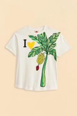 Farm Rio I Heart Bananas Organic Cotton T-Shirt 11 Farm Rio I Heart Bananas Organic Cotton T-Shirt -Modern Dress World 309584 06