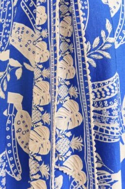 Farm Rio Blue Lace Banana Midi Dress -Modern Dress World 309601 04