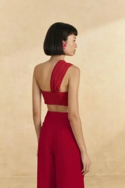 Farm Rio Red Twisted Top 5 Farm Rio Red Twisted Top -Modern Dress World 309602 04