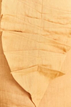 Farm Rio Beige Leaf Organic Cotton Mini Skirt -Modern Dress World 310279 05