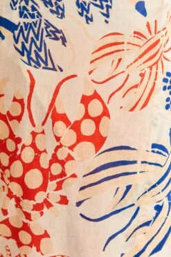 Farm Rio Off-White Mixed Lobster Wrap Skirt -Modern Dress World 310587 05