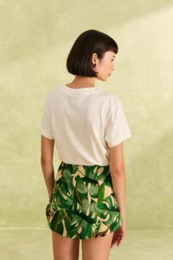 Farm Rio Tropical Leaves Shorts -Modern Dress World 310644 04