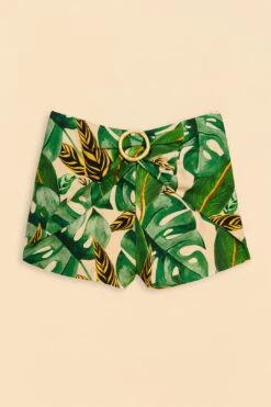 Farm Rio Tropical Leaves Shorts -Modern Dress World 310644 06