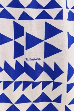 Farm Rio Off-White Pitta Tiles One-Shoulder Maxi Dress -Modern Dress World 310650 05