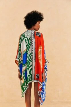 Farm Rio Off-White Pitta Colors Kimono -Modern Dress World 310669 04