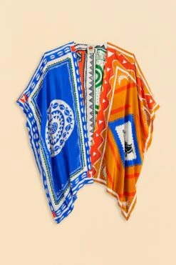 Farm Rio Off-White Pitta Colors Kimono -Modern Dress World 310669 06