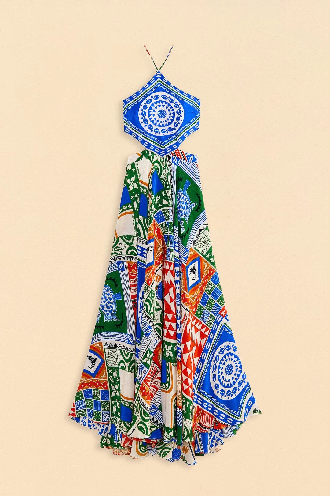 Farm Rio Off-White Pitta Colors Maxi Dress 6 Farm Rio Off-White Pitta Colors Maxi Dress - Image 6