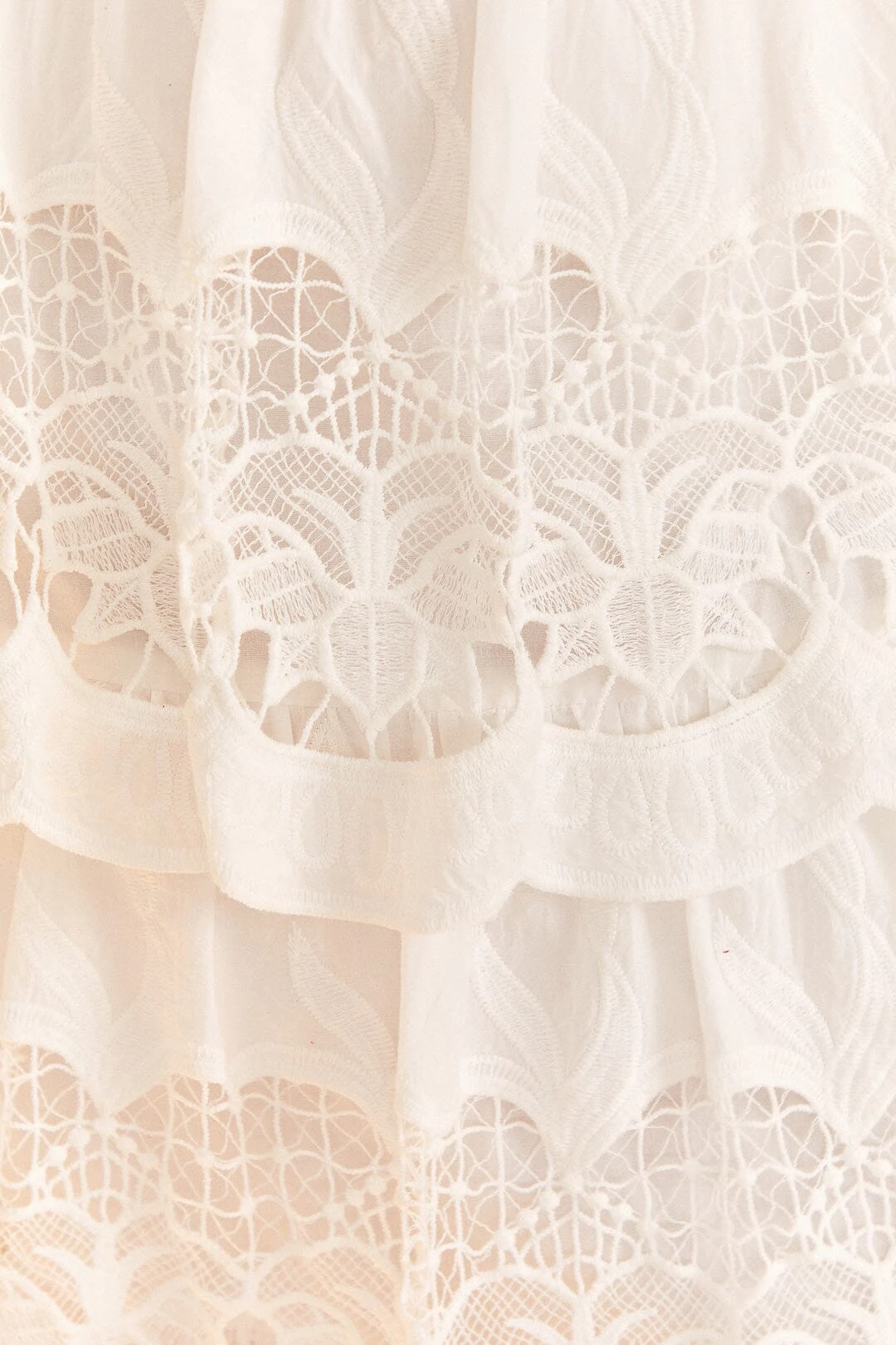 Farm Rio White Lace Midi Skirt 5 Farm Rio White Lace Midi Skirt - Image 5